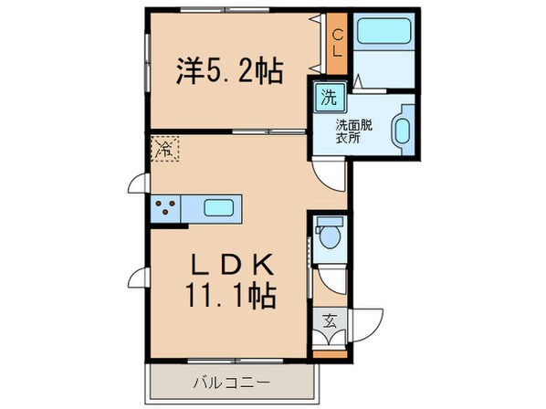 クレ－ルコ－トの物件間取画像